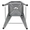 Flash Furniture 30" High Metal Indoor Stackable Bar Stool, Silver, PK4 4-ET-31320-30-SV-R-GG